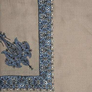 Luxury Rose Beige Embroidered Yemeni Shemagh