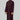 Burgundy Signature Collared Thobe for Men