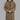 Premium Light Brown Hooded Moroccan Thobe