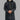 Premium Charcoal Grey Hooded Moroccan Thobe
