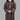 Premium Chocolate Brown Hooded Moroccan Thobe