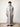 Siroua Light Grey hooded Moroccan djellaba – view 1